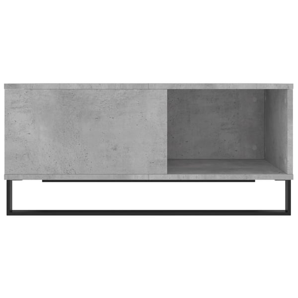 vidaXL Salongbord betonggrå 80x80x36,5 cm konstruert tre