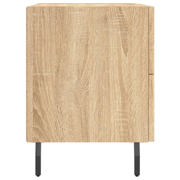 vidaXL Nattbord sonoma eik 40x35x47,5 cm konstruert tre