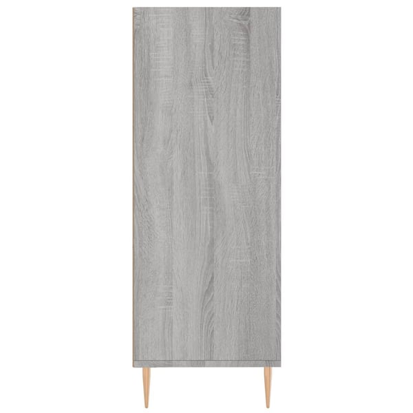 vidaXL skab 69,5x32,5x90 cm konstrueret træ grå sonoma-eg