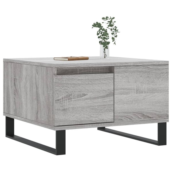 vidaXL Salongbord grå sonoma 55x55x36,5 cm konstruert tre