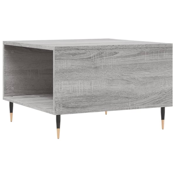 vidaXL Salongbord grå sonoma 55x55x36,5 cm konstruert tre