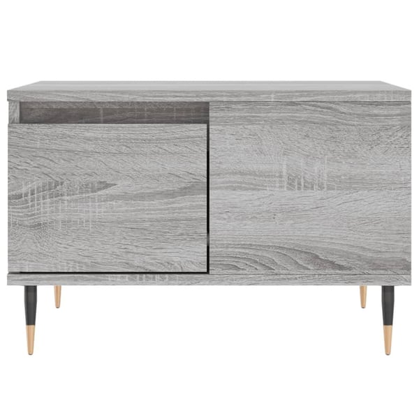 vidaXL Salongbord grå sonoma 55x55x36,5 cm konstruert tre