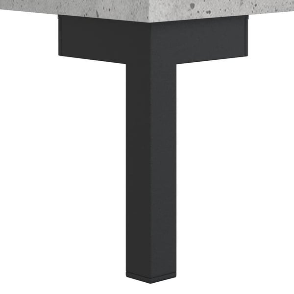 vidaXL Salongbord betonggrå 50x50x40 cm konstruert tre