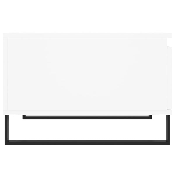 vidaXL Salongbord hvit 55x55x36,5 cm konstruert tre
