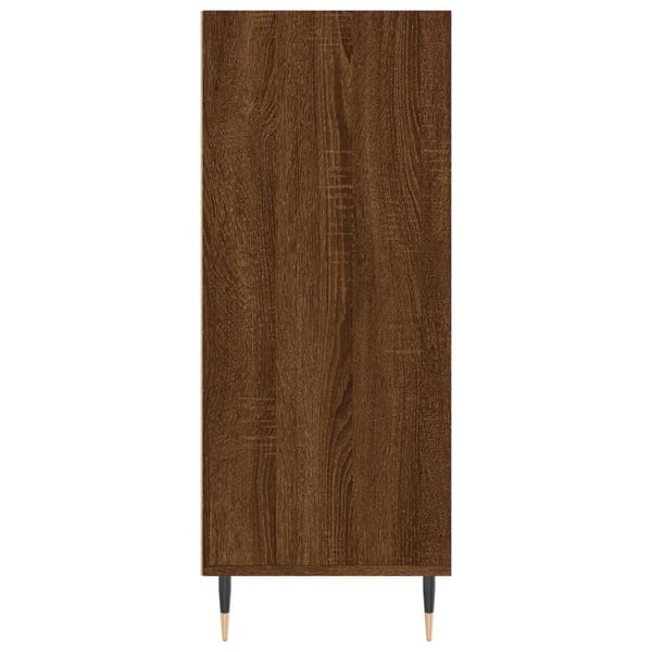 vidaXL Highboard brun eik 57x35x90 cm konstruert tre
