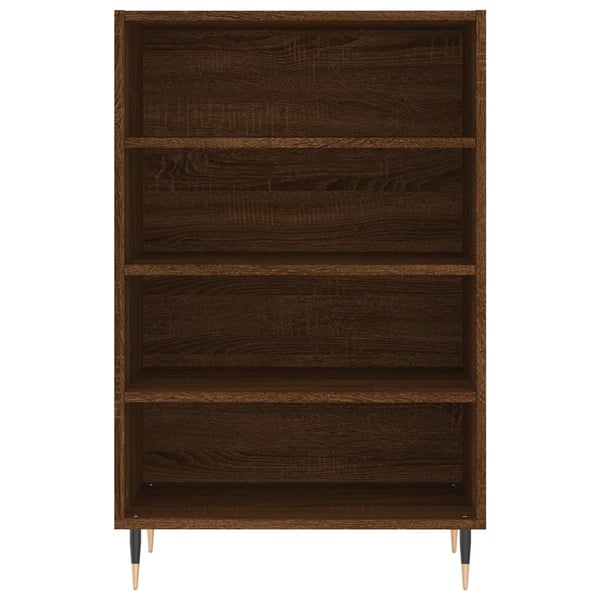 vidaXL Highboard brun eik 57x35x90 cm konstruert tre