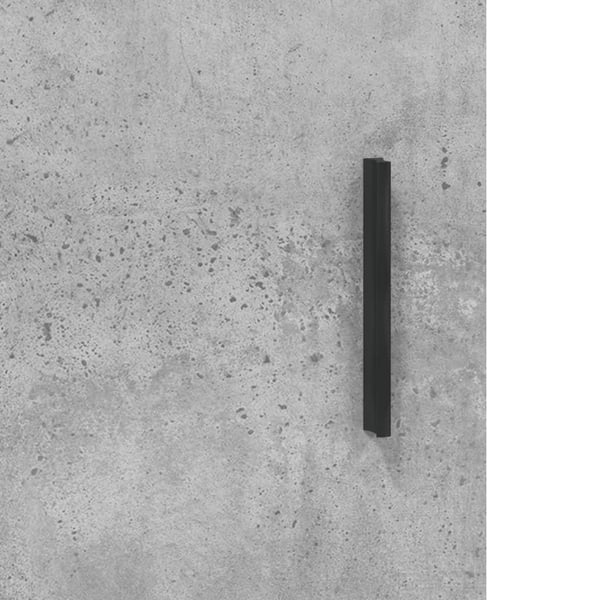 vidaXL Skrivebord betonggrå 140x50x75 cm konstruert tre