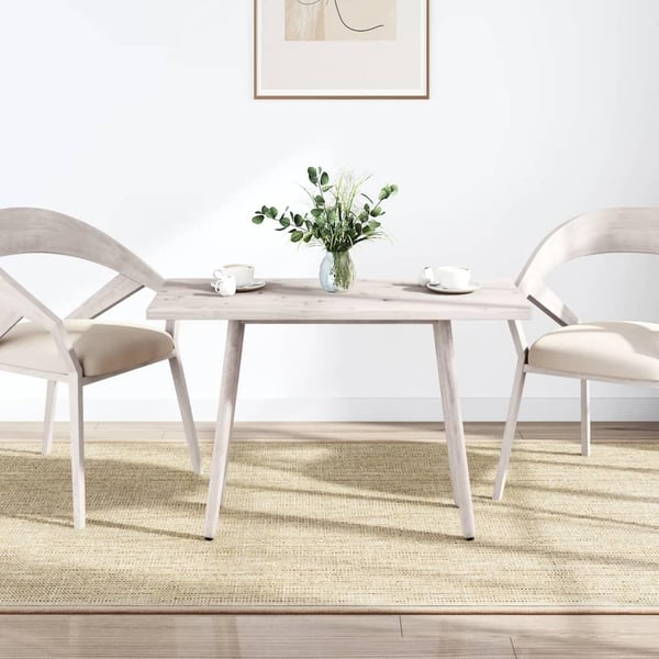 vidaXL Bordplate hvit 110x55x2,5 cm heltre furu rektangulær
