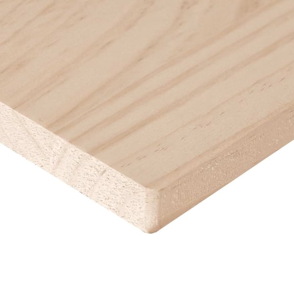 vidaXL Bordplate 80x80x2,5 cm heltre furu firkantet