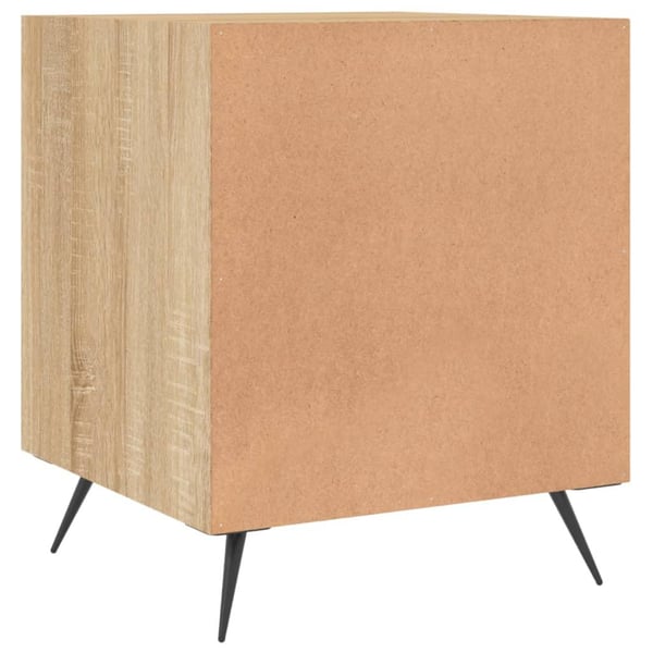 vidaXL Nattbord sonoma eik 40x40x50 cm konstruert tre