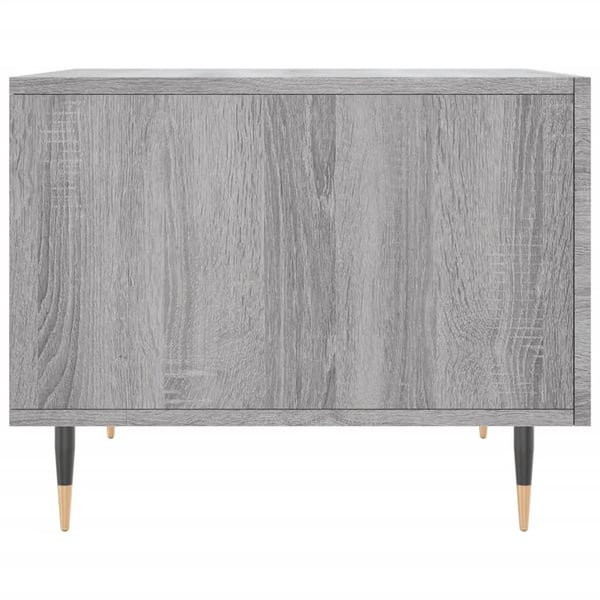 vidaXL sofabord 50x50x40 cm konstrueret træ grå sonoma-eg