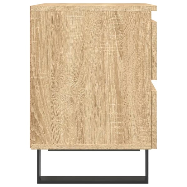 vidaXL Nattbord 2 stk sonoma eik 40x35x50 cm konstruert tre