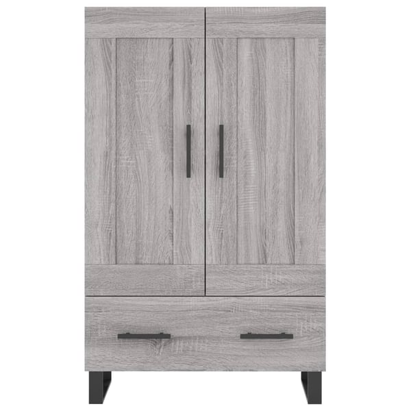 vidaXL Highboard grå sonoma 69,5x31x115 cm konstruert tre