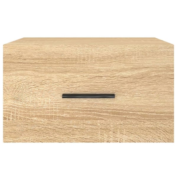 vidaXL Veggmontert nattbord sonoma eik 35x35x20 cm