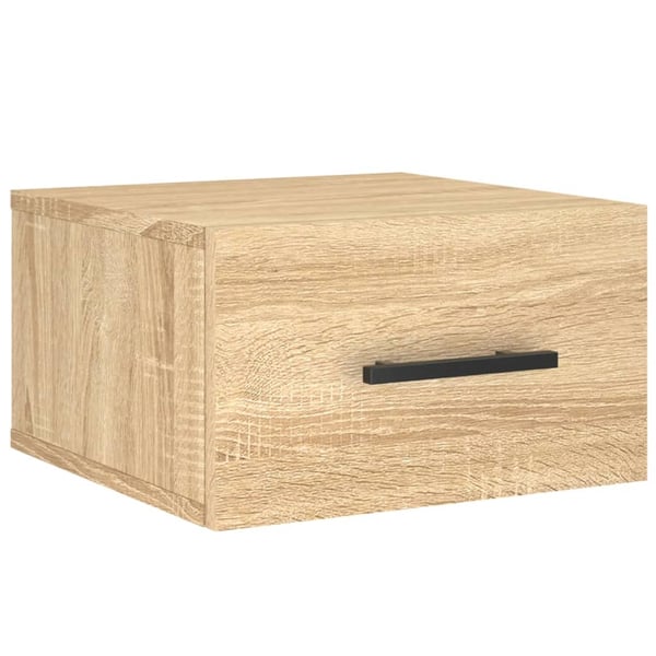 vidaXL Veggmontert nattbord 2 stk sonoma eik 35x35x20 cm