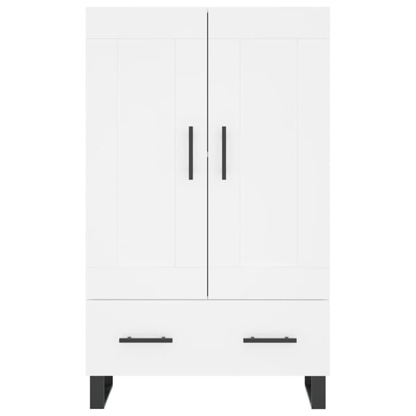 vidaXL skab 69,5x31x115 cm konstrueret træ hvid