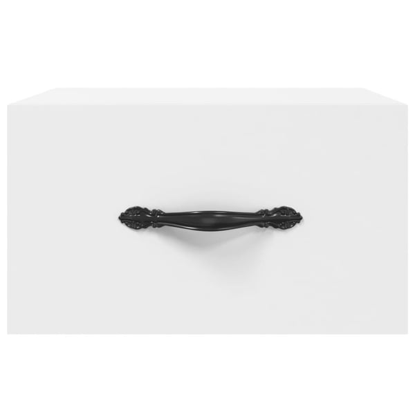 vidaXL Veggmonterte nattbord 2 stk hvit 35x35x20 cm