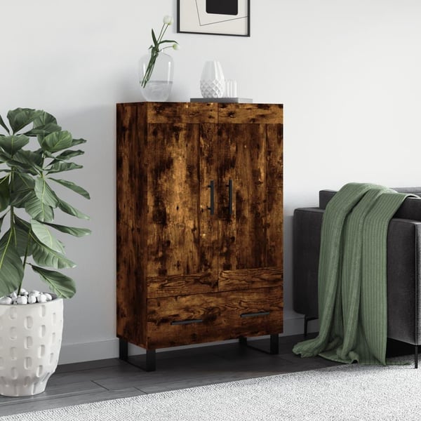 vidaXL Kaappi savutammi 69,5x31x115 cm tekninen puu