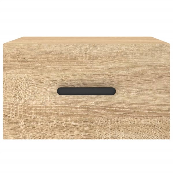 vidaXL Veggmontert nattbord 2 stk sonoma eik 35x35x20 cm