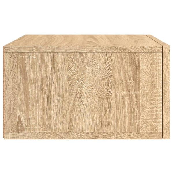 vidaXL Veggmontert nattbord sonoma eik 35x35x20 cm