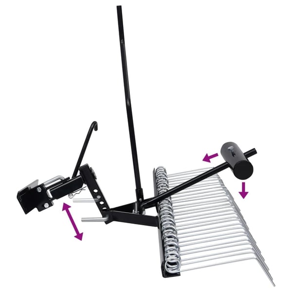 vidaXL Plenlufter for kjøregressklipper 109 cm
