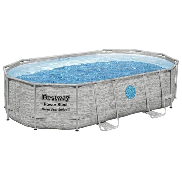 Bestway Power Steel swimmingpoolsæt 488x305x107 cm