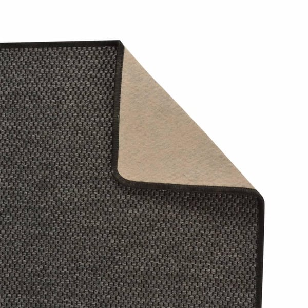 vidaXL tæppeløber 50x150 cm sisallook antracitgrå