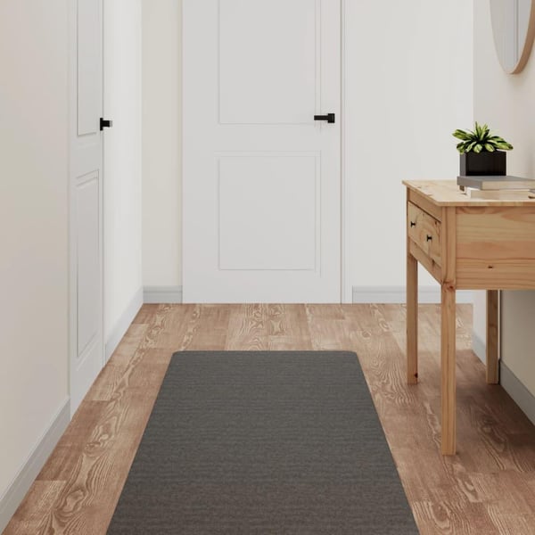 vidaXL Teppeløper i antrasitt 60x180 cm