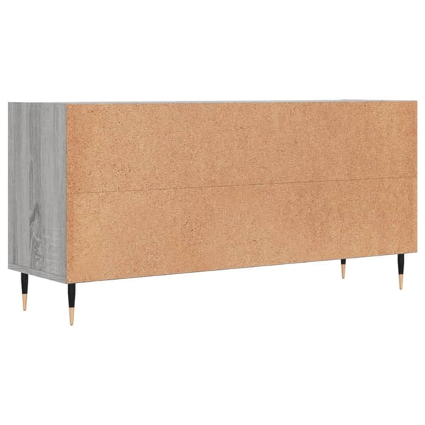 vidaXL TV-benk grå sonoma 103,5x30x50 cm konstruert tre