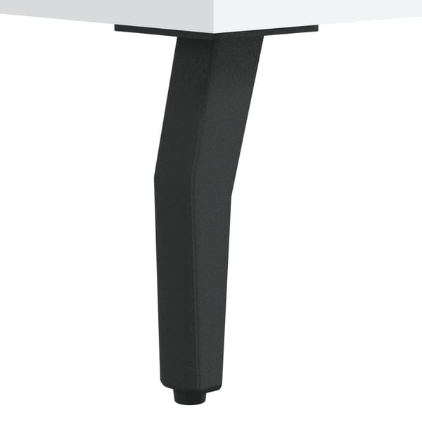 vidaXL Nattbord hvit 40x40x50 cm konstruert tre