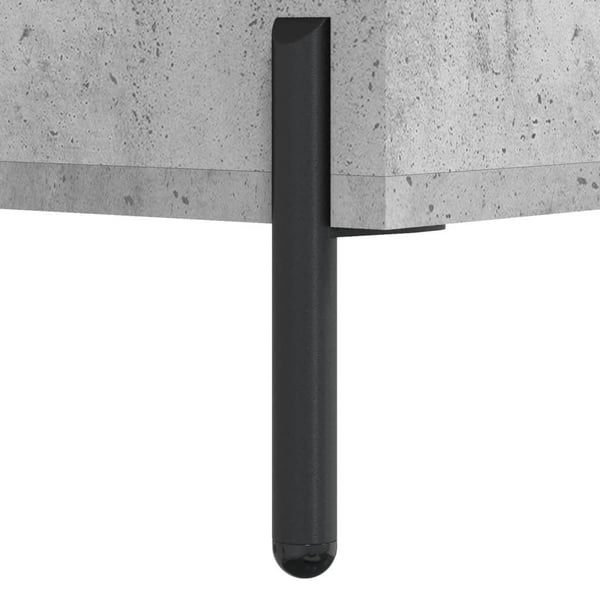 vidaXL sengebord 40x40x66 cm konstrueret træ betongrå