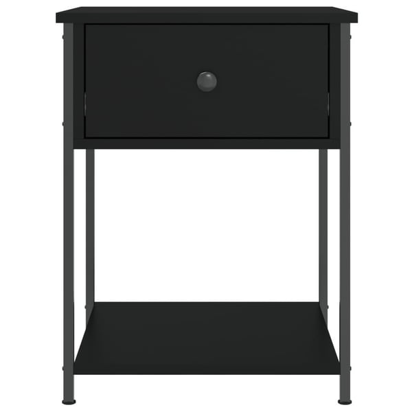 vidaXL Nattbord 2 stk svart 44x45x58 cm konstruert tre