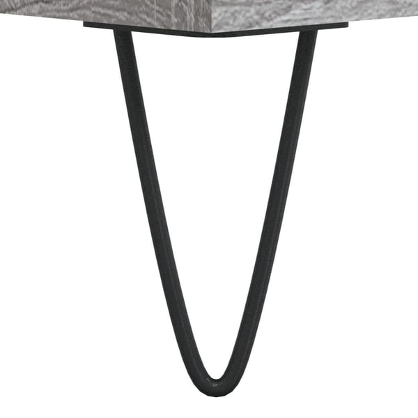 vidaXL Skjenk grå sonoma 69,5x34x90 cm konstruert tre