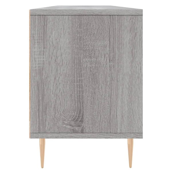 vidaXL TV-benk grå sonoma 150x30x44,5 cm konstruert tre