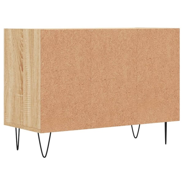 vidaXL TV-benk sonoma eik 69,5x30x50 cm konstruert tre