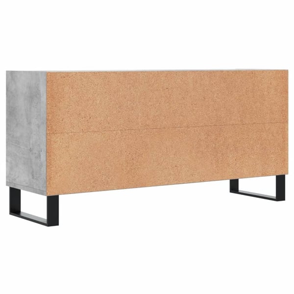 vidaXL TV-benk betonggrå 103,5x30x50 cm konstruert tre