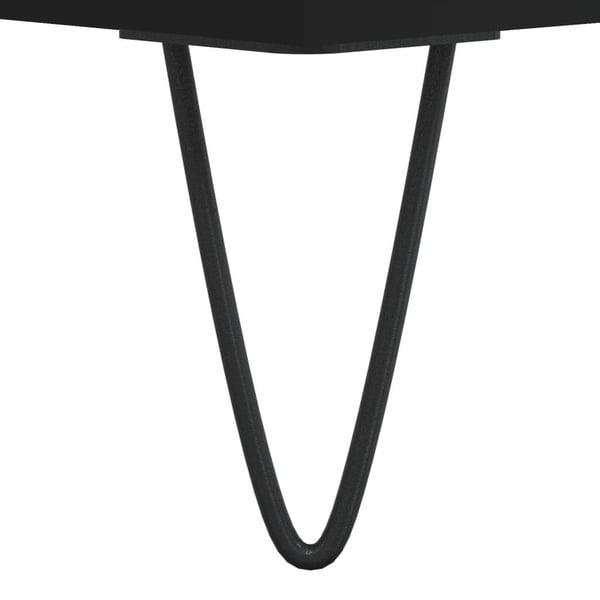 vidaXL skænk 40x35x70 cm konstrueret træ sort
