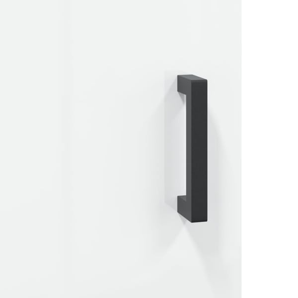 vidaXL Nattbord 2 stk høyglans hvit 40x40x50 cm konstruert tre