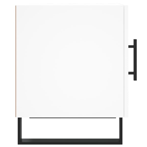 vidaXL Nattbord 2 stk hvit 40x40x50 cm konstruert tre