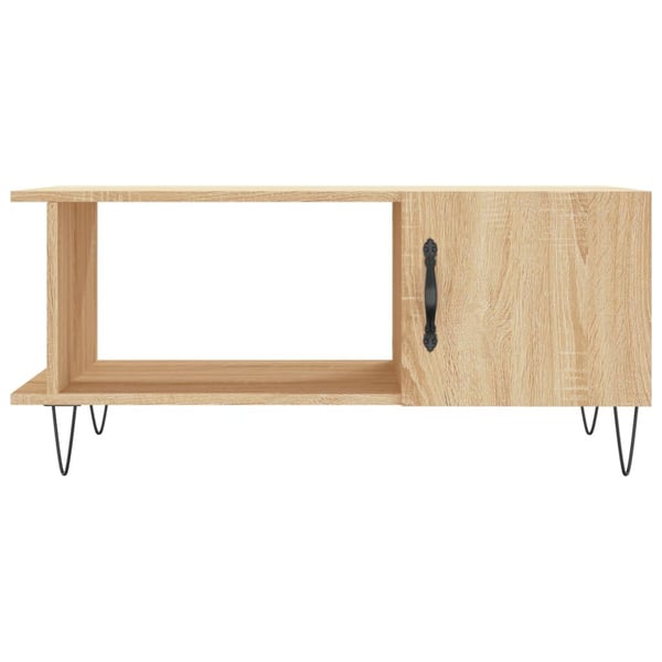 vidaXL Salongbord sonoma eik 90x50x40 cm konstruert tre
