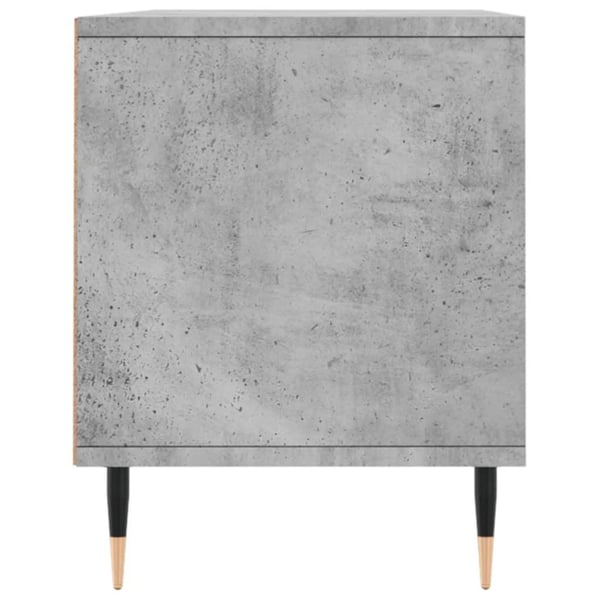 vidaXL TV-benk betonggrå 100x34,5x44,5 cm konstruert tre