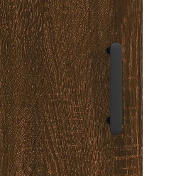 vidaXL Nattbord 2 stk brun eik 40x40x50 cm konstruert tre