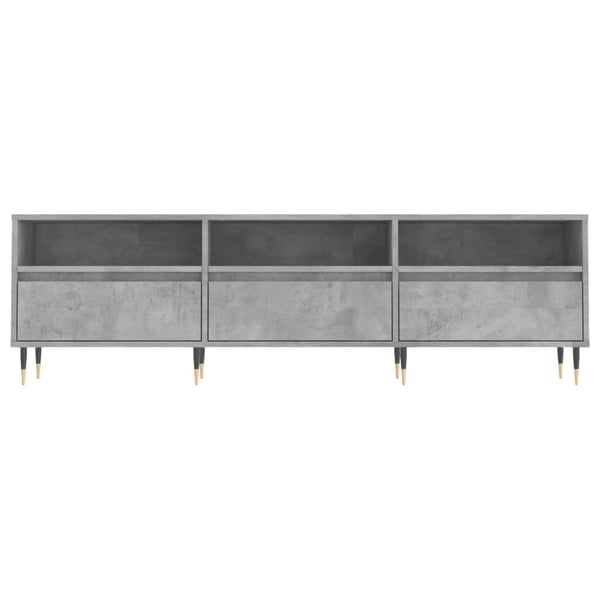 vidaXL TV-benk betonggrå 150x30x44,5 cm konstruert tre