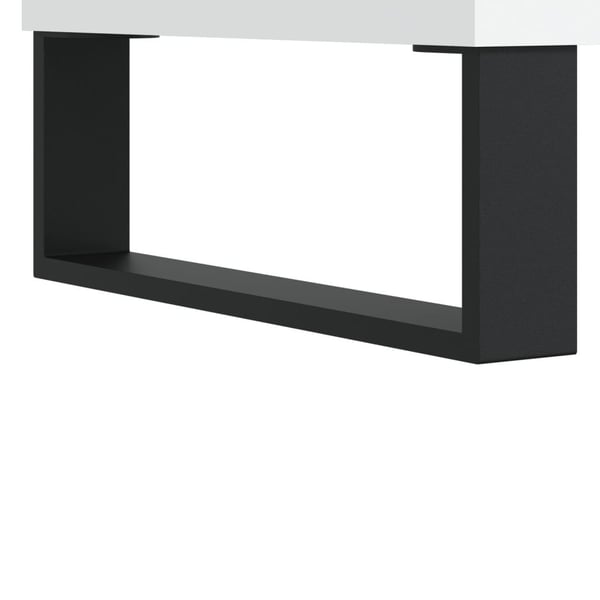 vidaXL TV-benk hvit 150x30x44,5 cm konstruert tre