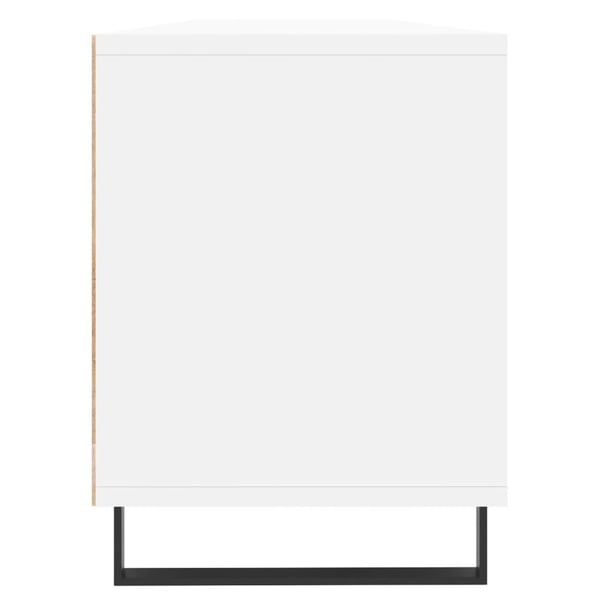 vidaXL TV-benk hvit 150x30x44,5 cm konstruert tre