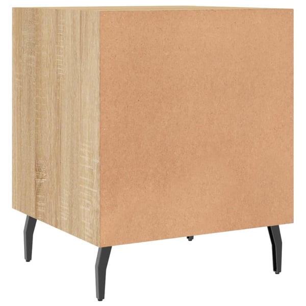vidaXL Nattbord 2 stk sonoma eik 40x40x50 cm konstruert tre