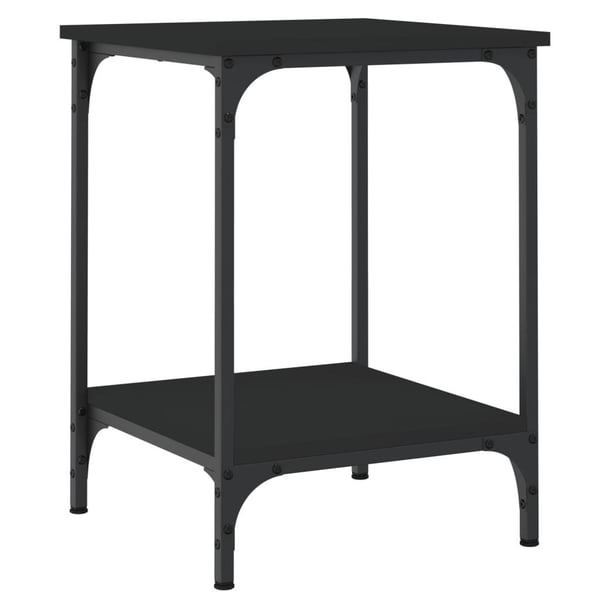 vidaXL Salongbord svart 40x40x55 cm konstruert tre