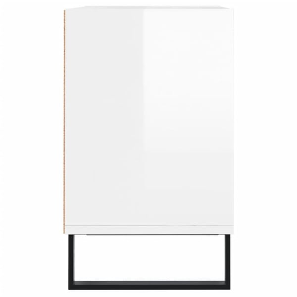 vidaXL tv-bord 103,5x30x50 cm konstrueret træ hvid højglans
