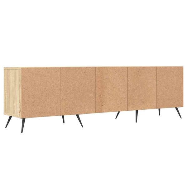 vidaXL Tv-bänk sonoma-ek 150x30x44,5 cm konstruerat trä