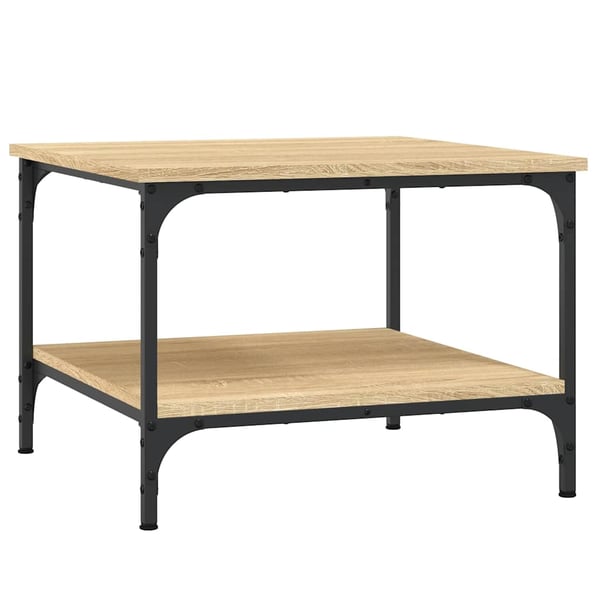 vidaXL Salongbord sonoma eik 55x55x40 cm konstruert tre